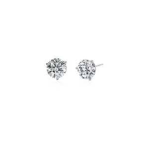 14K White Gold 1.50ctw Diamond Stud Earrings- 102517