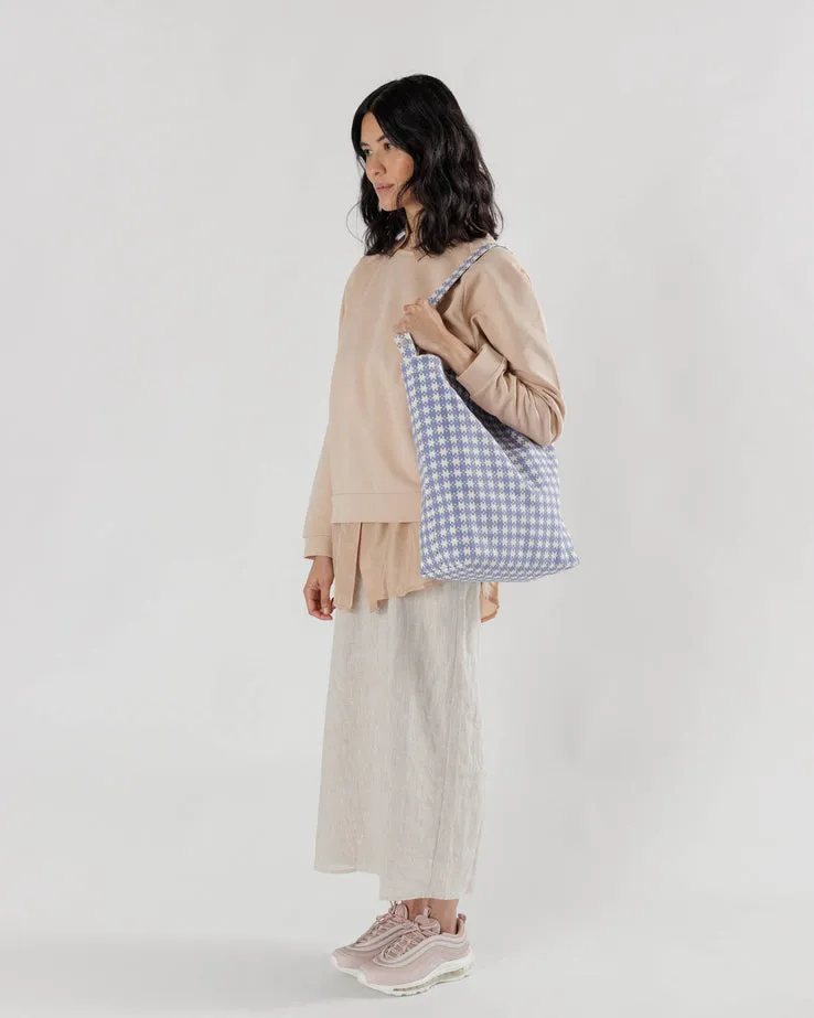 Baggu Blue Gingham Duck Bag