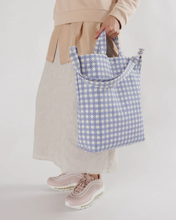 Baggu Blue Gingham Duck Bag