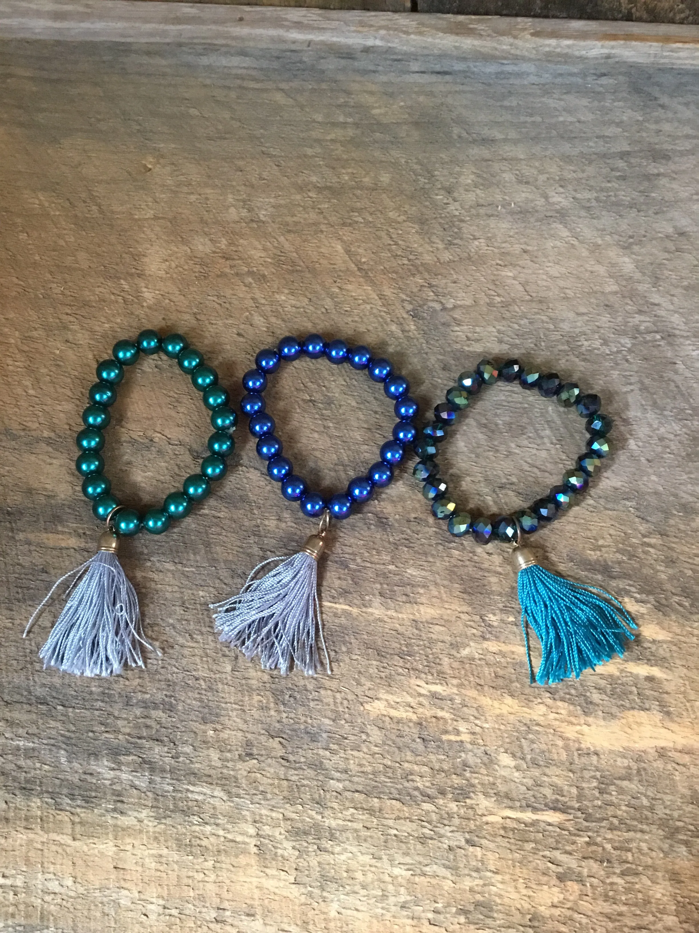 Beaded Tassel Bracelets