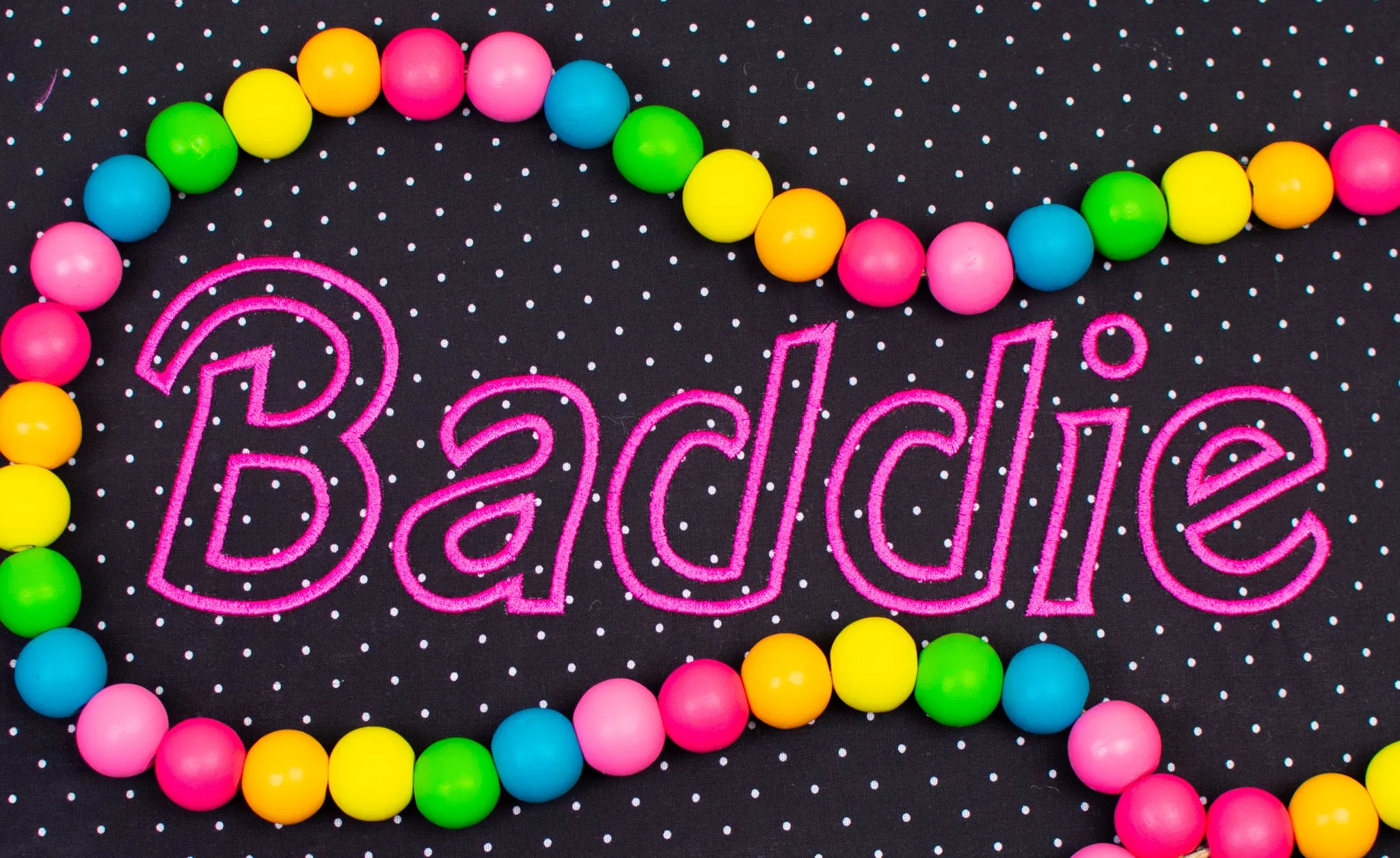 Big Baddie Embroidery Design