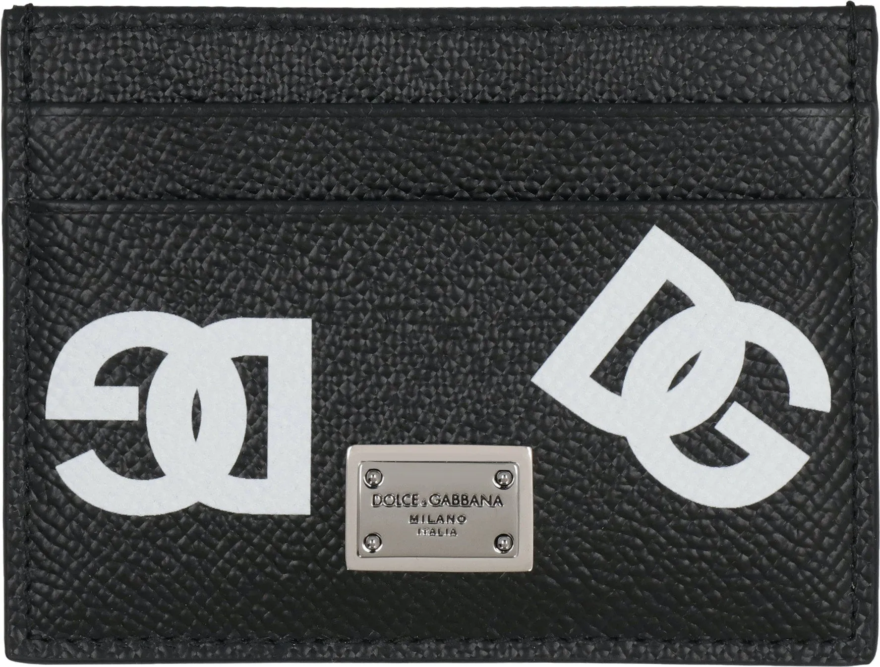 BLACK CARD HOLDER WITH LOGO