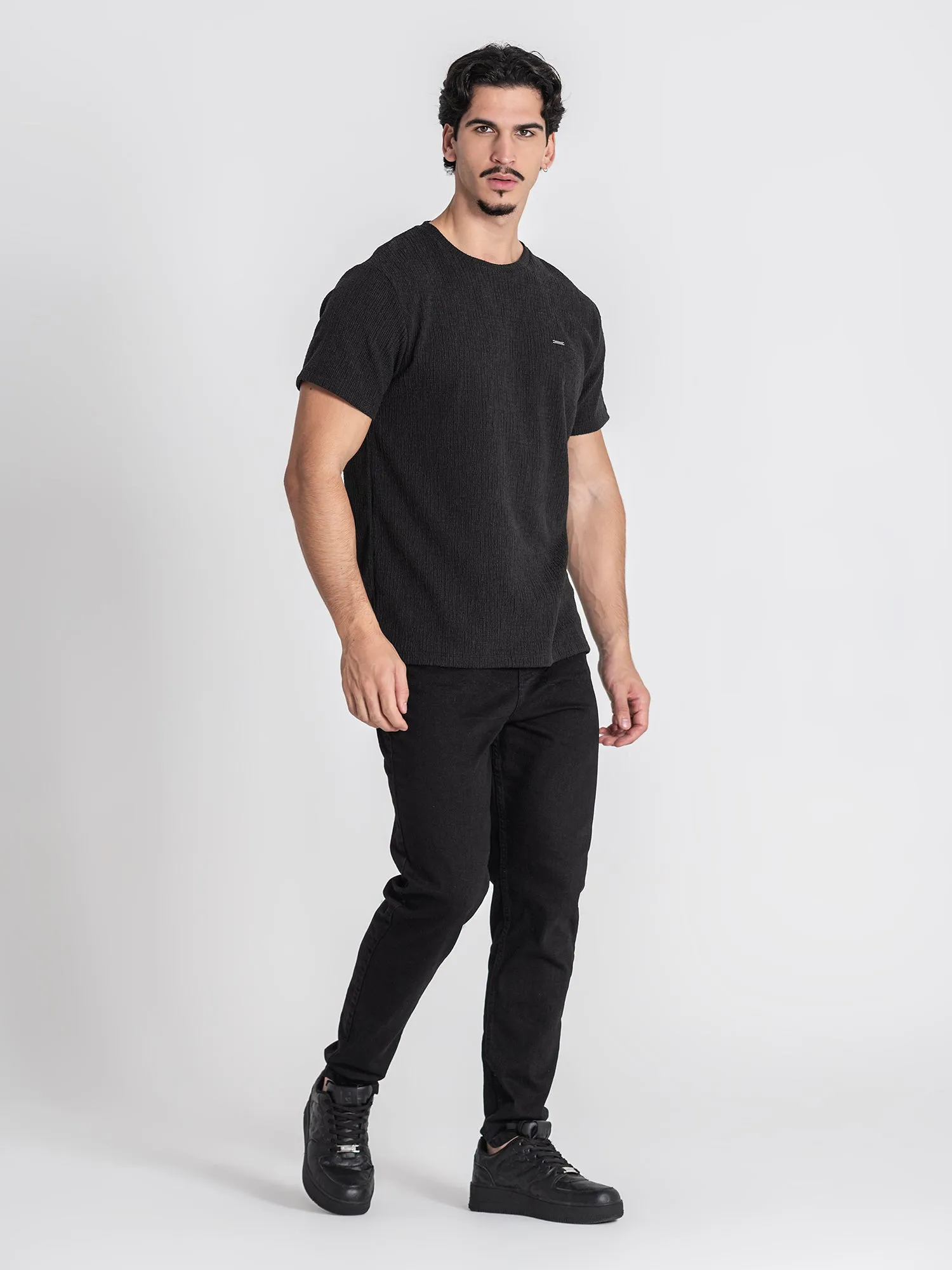 Black Texture Tee