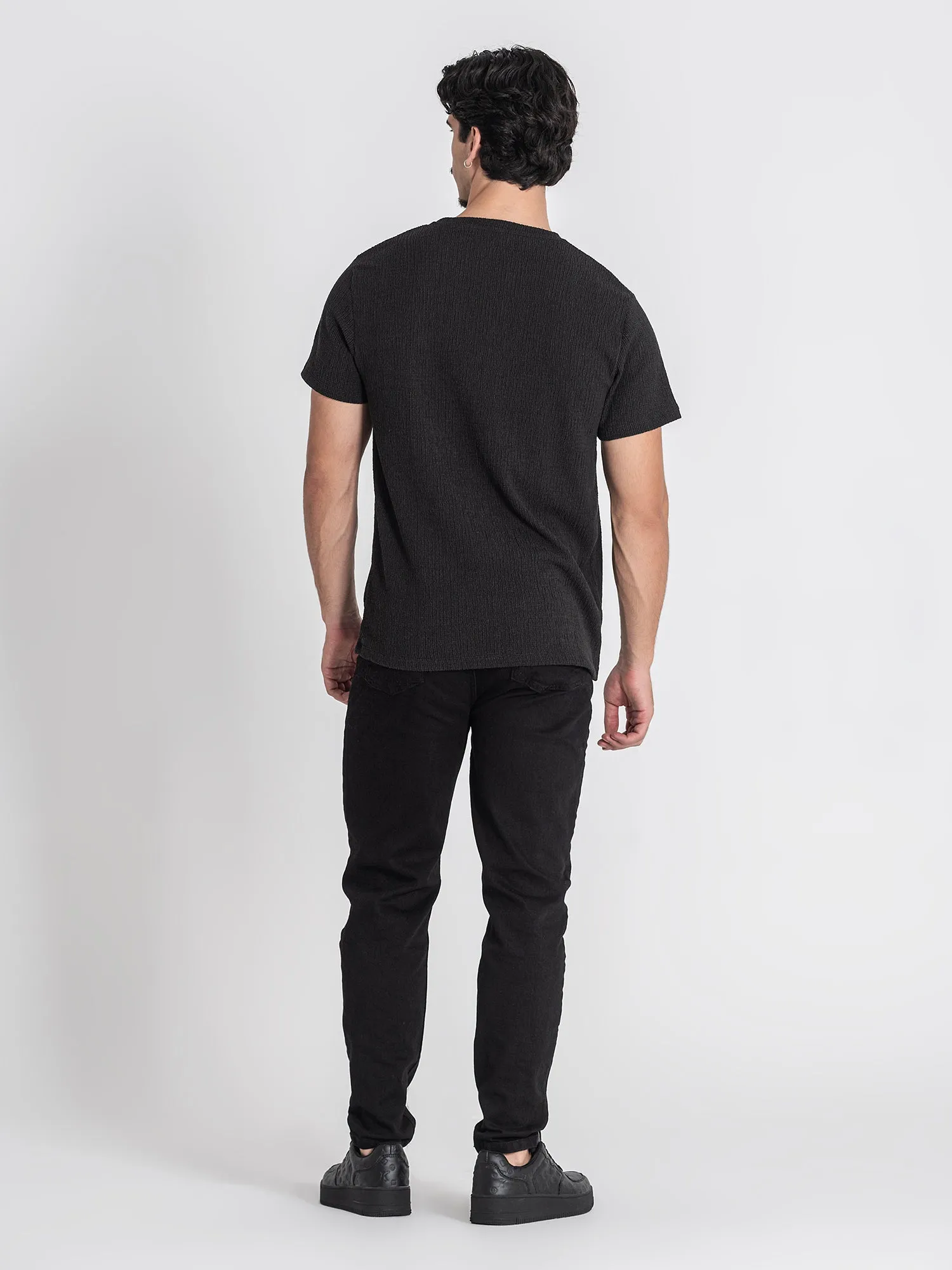 Black Texture Tee