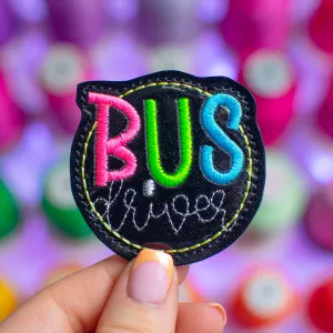 Bus Driver Feltie Embroidery Design