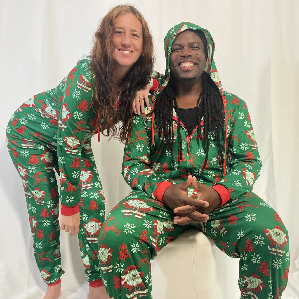 Christmas Onesie Adult Couples Christmas Pajamas