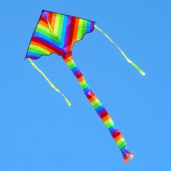 classic rainbow delta kite