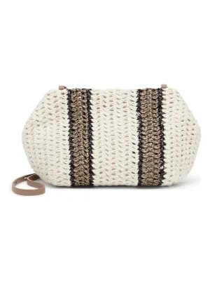 COTTON RAFFIA HANDBAG