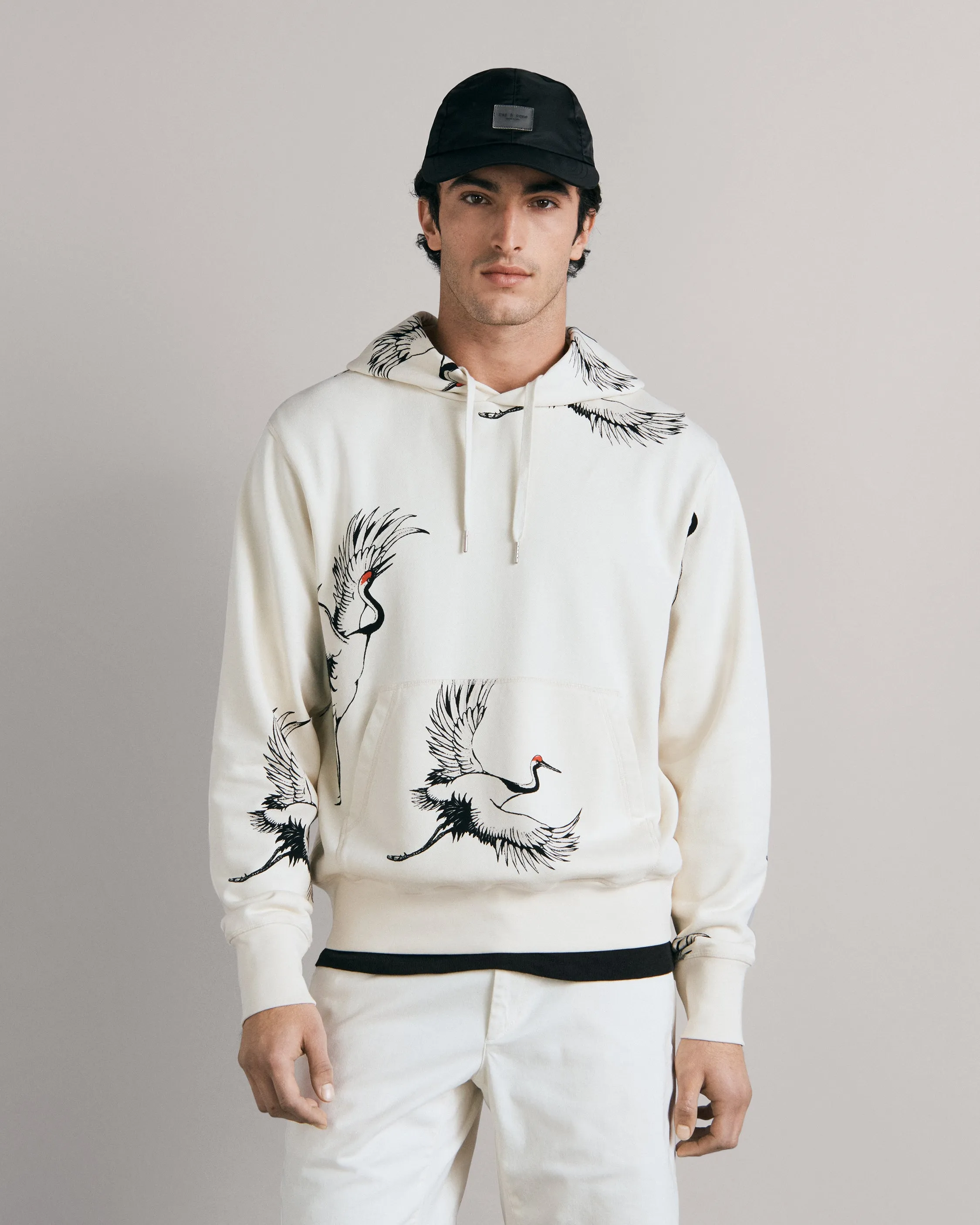 Crane Graphic Hoodie