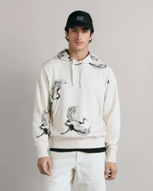 Crane Graphic Hoodie