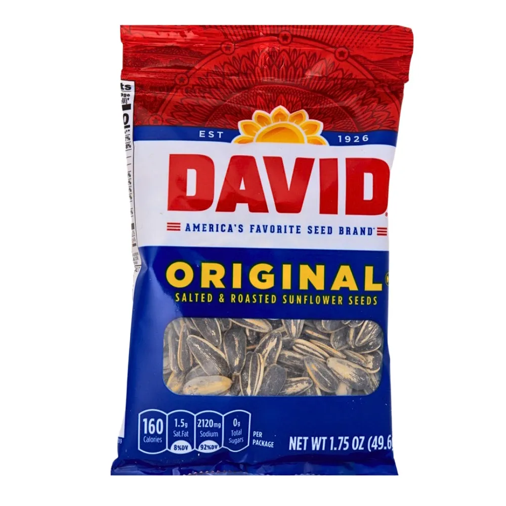 DAVID Original Sunflower Seeds - 1.75 oz.