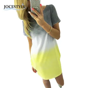 Fashion Women Casual Dress Bodycon Pencil Dresses Short Sleeve Basic Dress Boho Evening Party Beach Dress