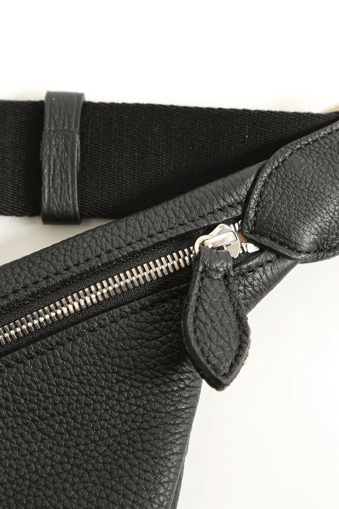 GEMMA ITALIAN LEATHER CROSSBODY BLACK