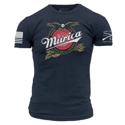 Grunt Style Murica Brewing Tshirt (Midnight Navy)