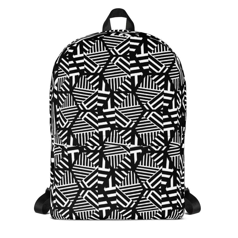 Hexagon Pattern Backpack