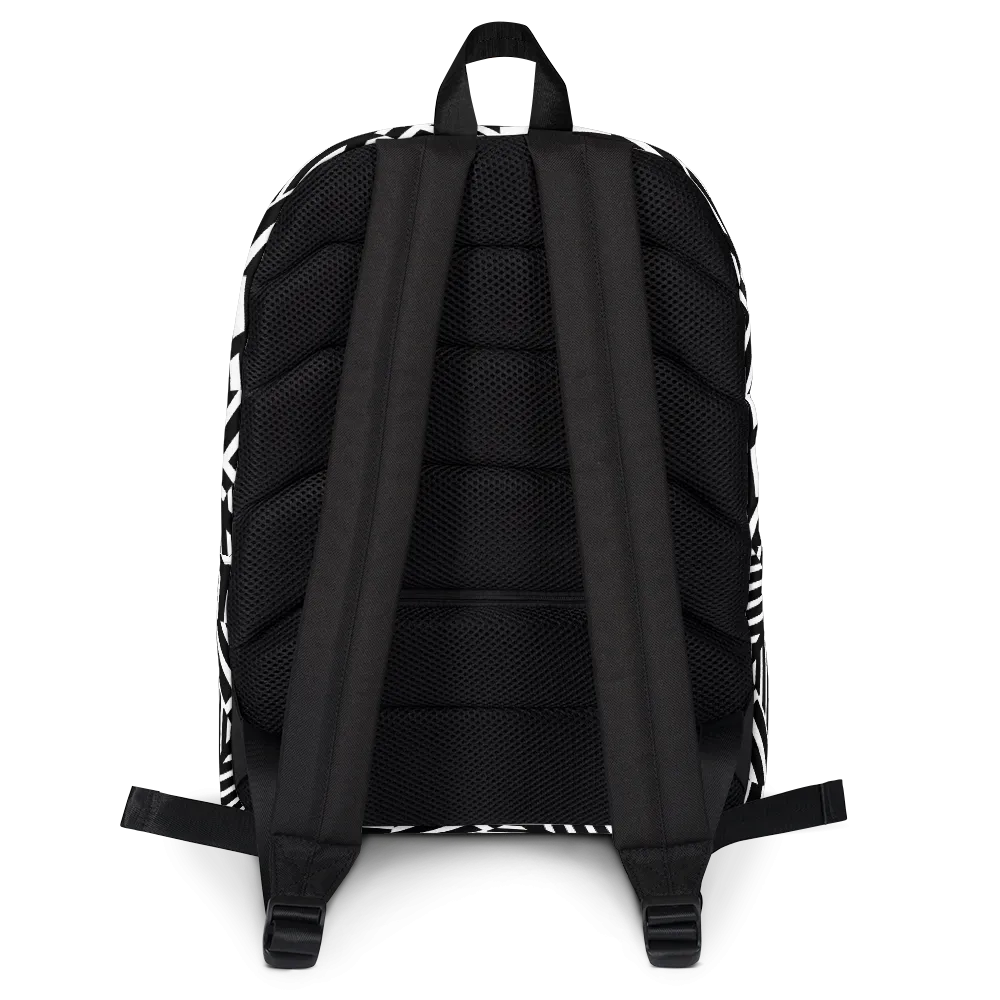 Hexagon Pattern Backpack