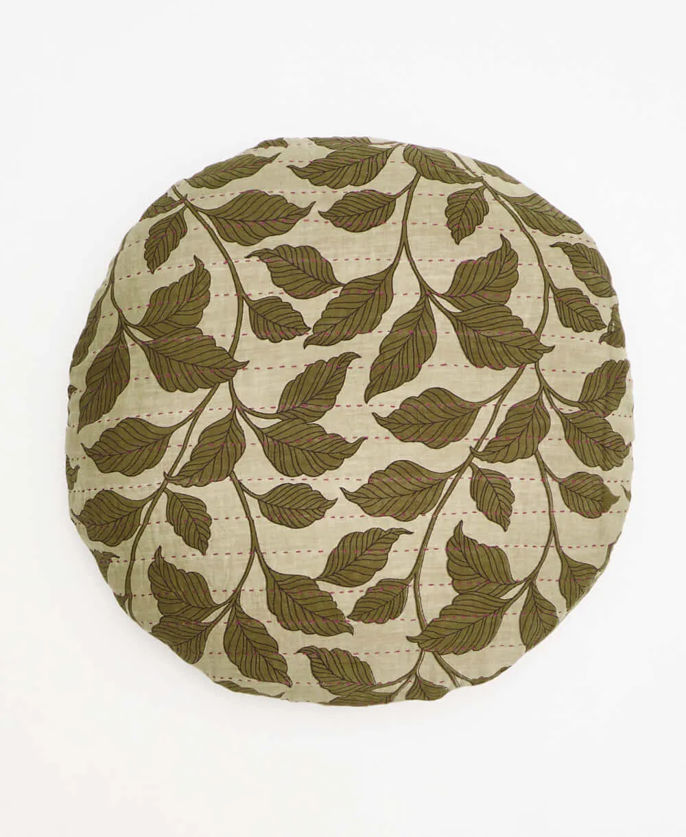 Kantha Round Pillow - No. 240209