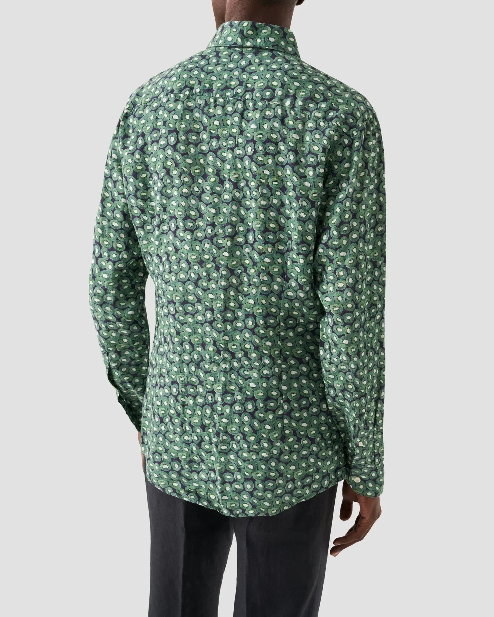 KIWI PRINT LINEN SHIRT