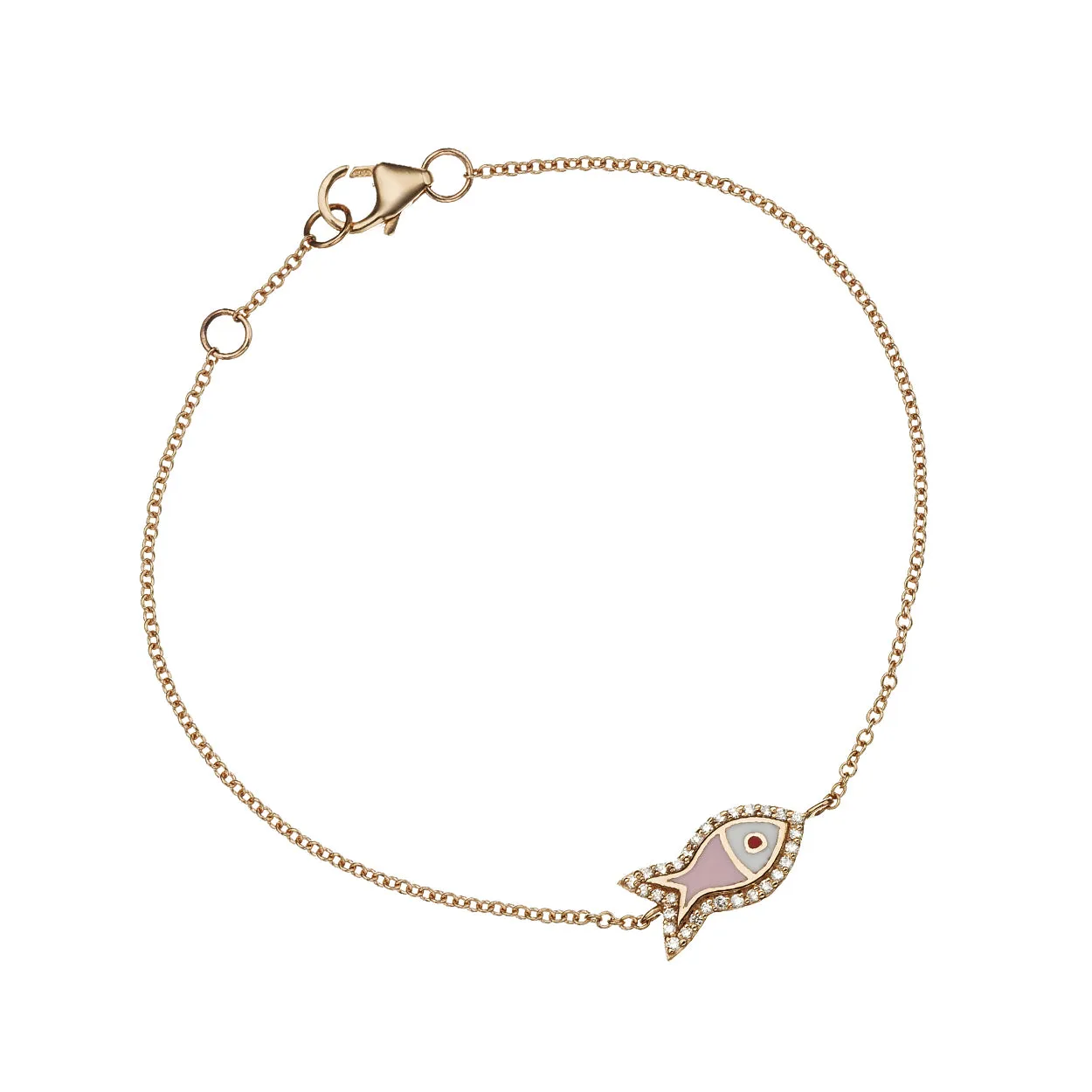 Lucky Diamond Fish Bracelet