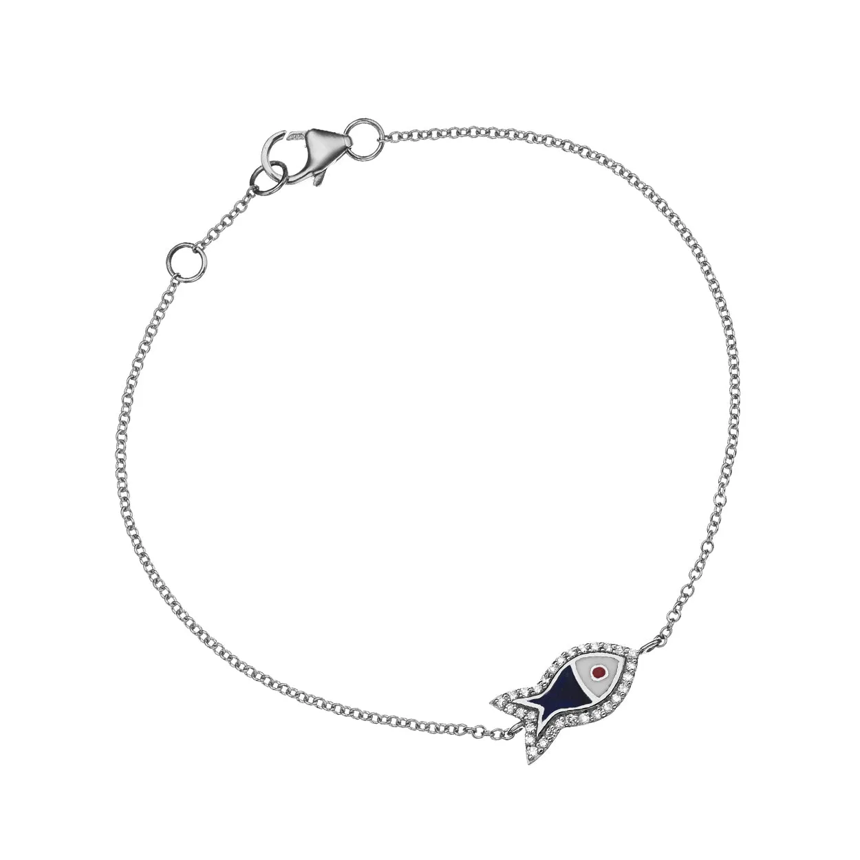 Lucky Diamond Fish Bracelet