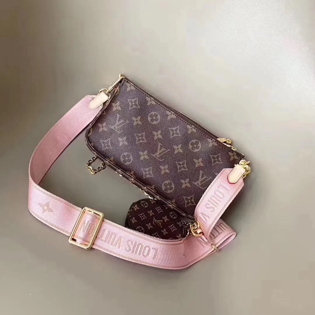 LV Multi Pochette Accessoires Monogram Canvas For Women,  Shoulder And Crossbody Bags 24cm LV M44840