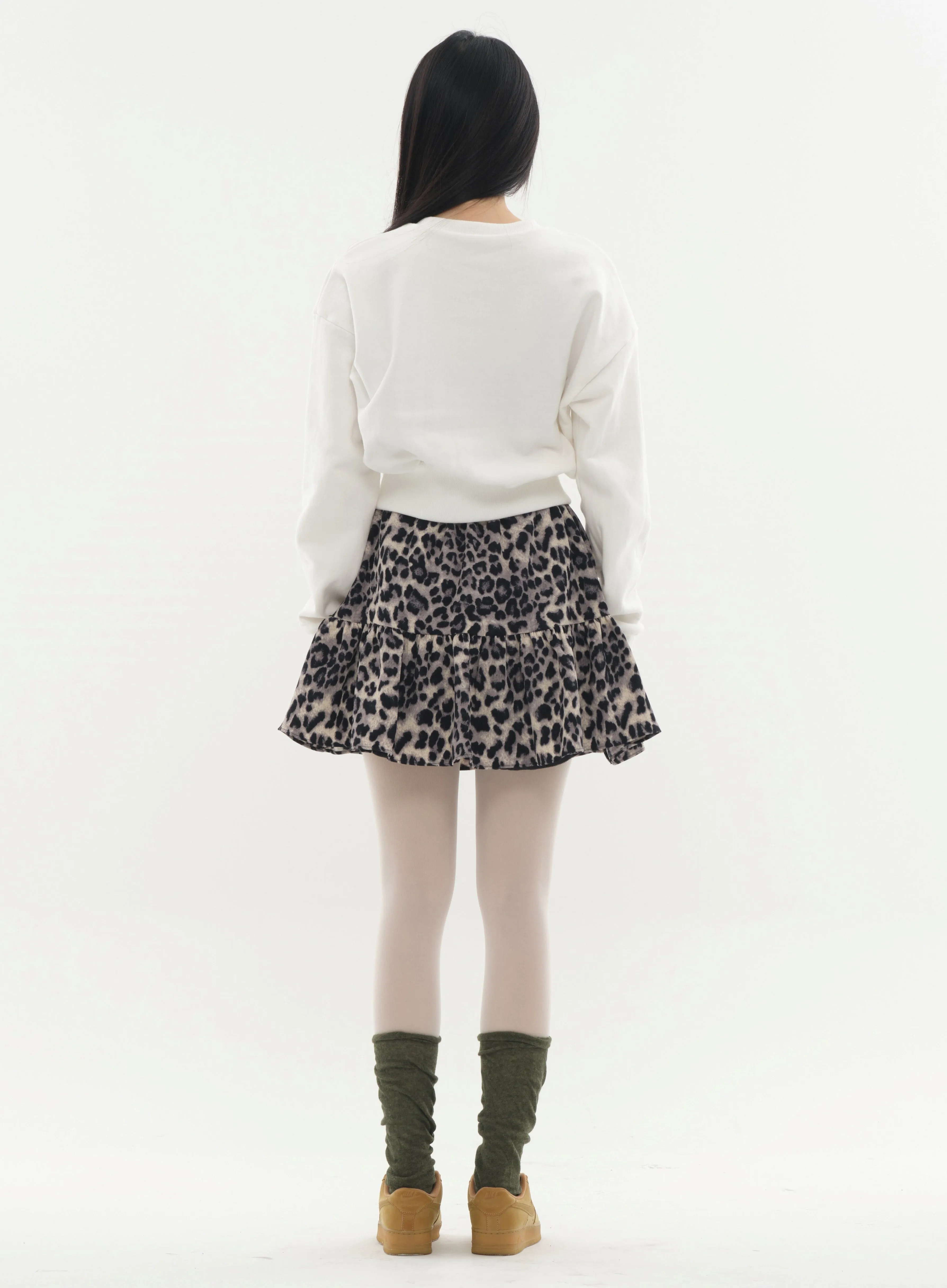 Mini Skort in Animal Print #Lewkin Original Kpop #1216K102