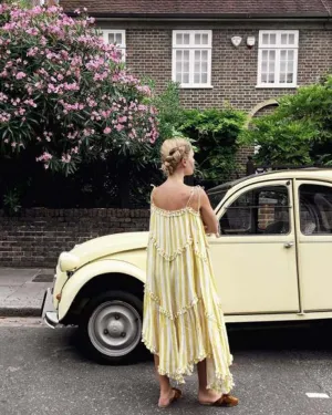 Mustard   Tassel Maxi