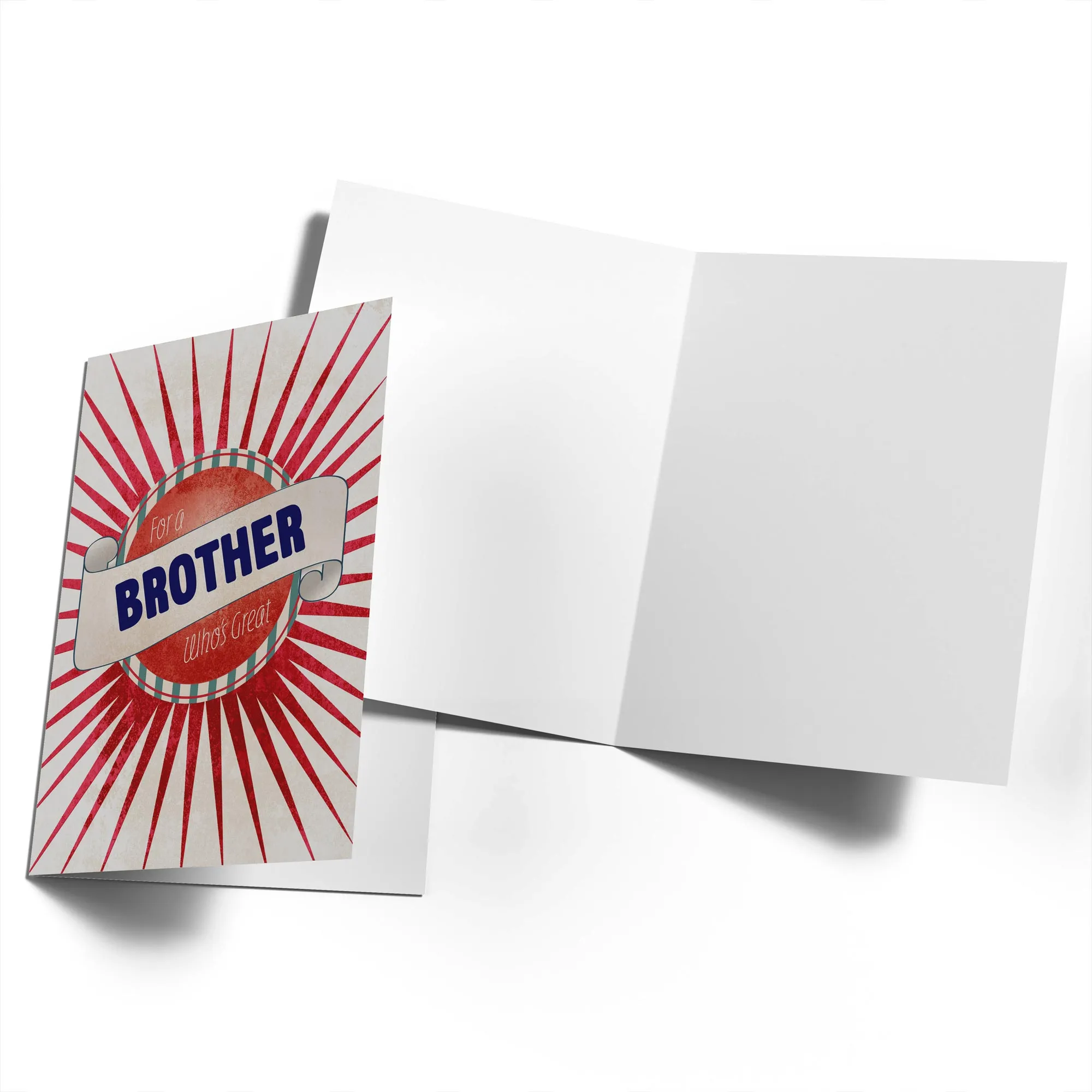 Personalised Classic Brother Design Card