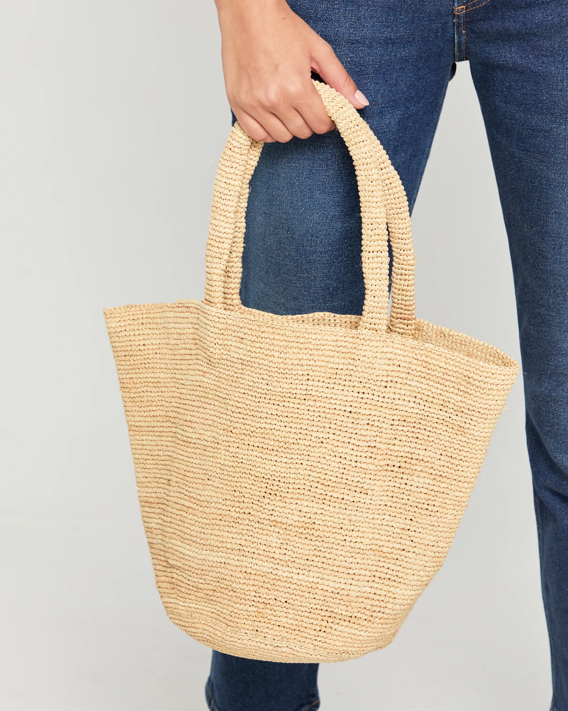 Porto Handmade Raffia Bag