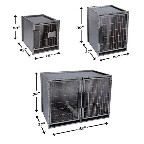 ProSelect Steel Modular Kennel Pet Cage, Medium, Sandstone