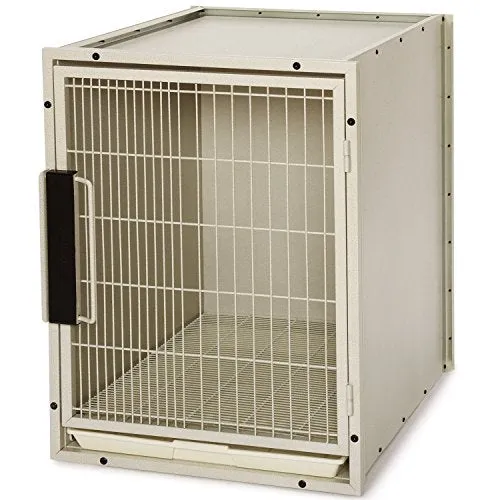 ProSelect Steel Modular Kennel Pet Cage, Medium, Sandstone