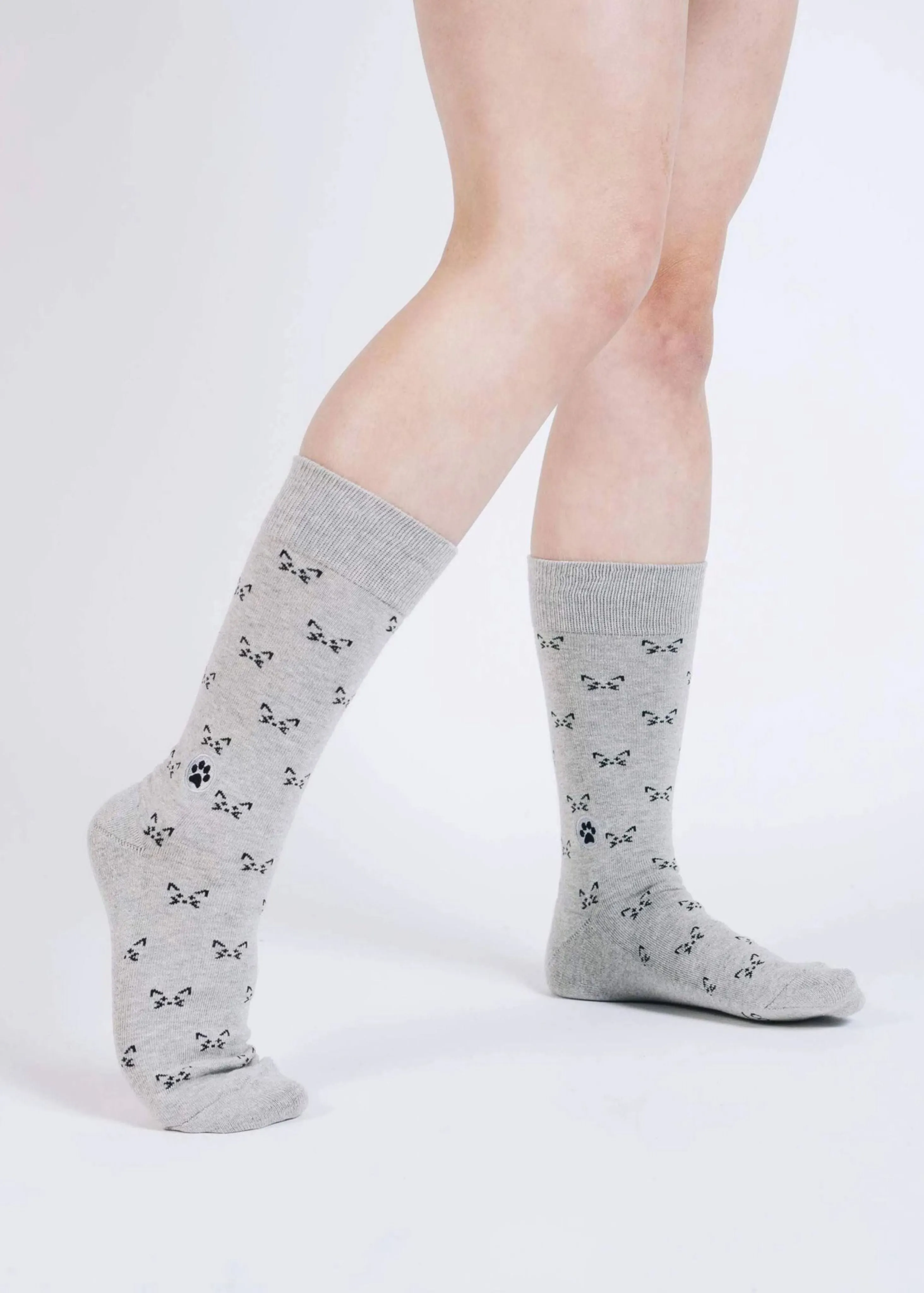 Save cats socks, grey