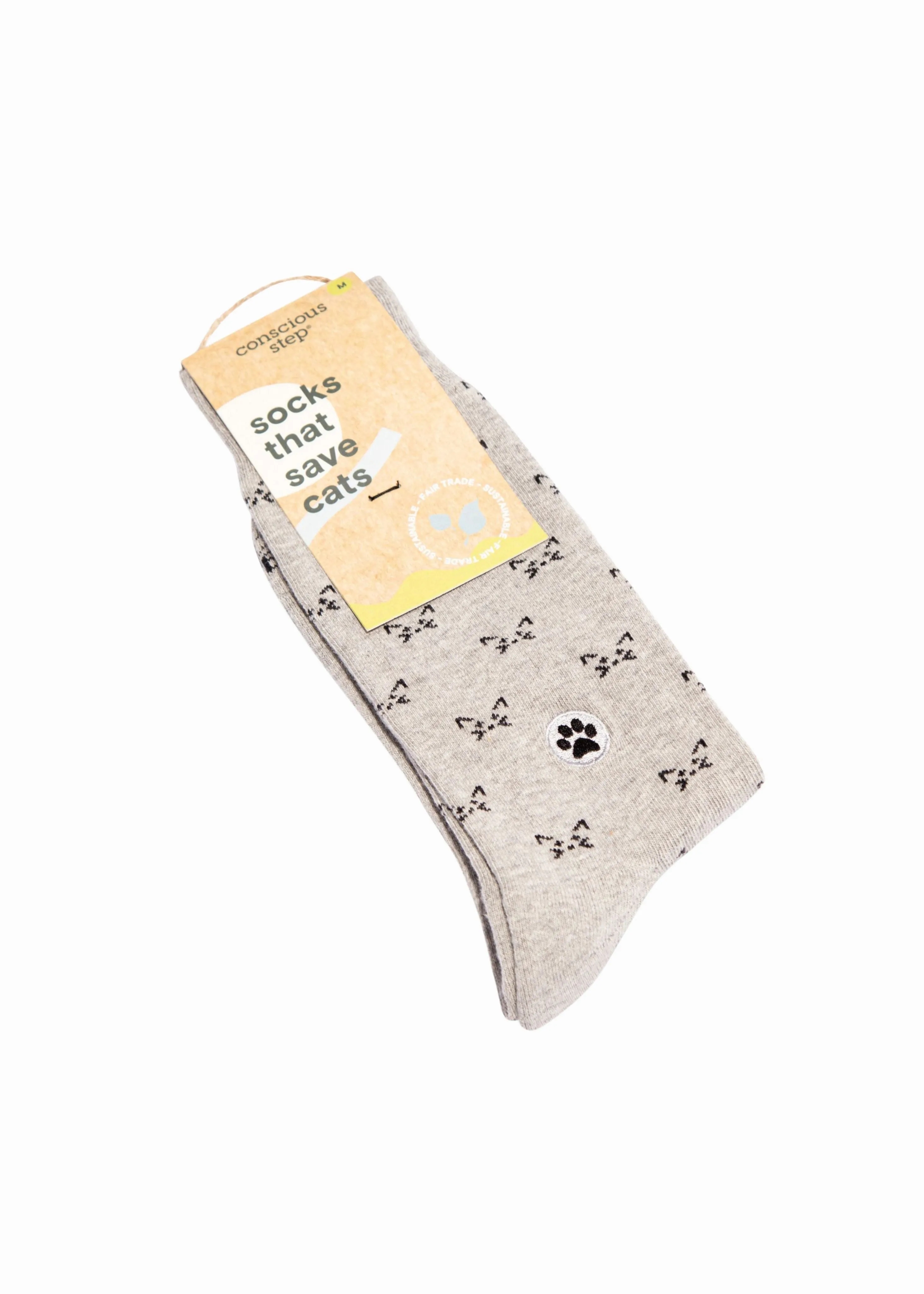 Save cats socks, grey