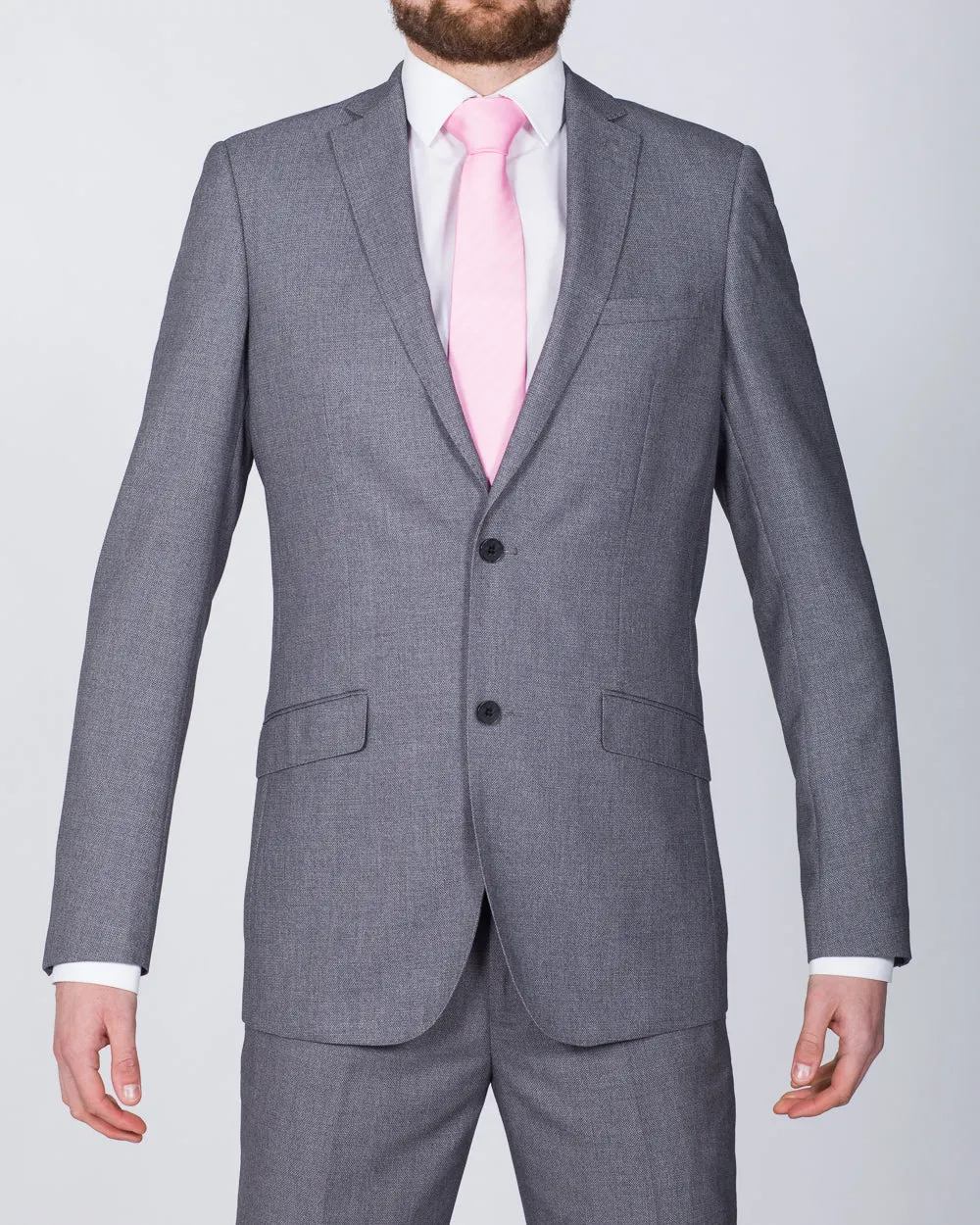 Skopes Harcourt Skinny Fit Tall Suit Jacket (silver)