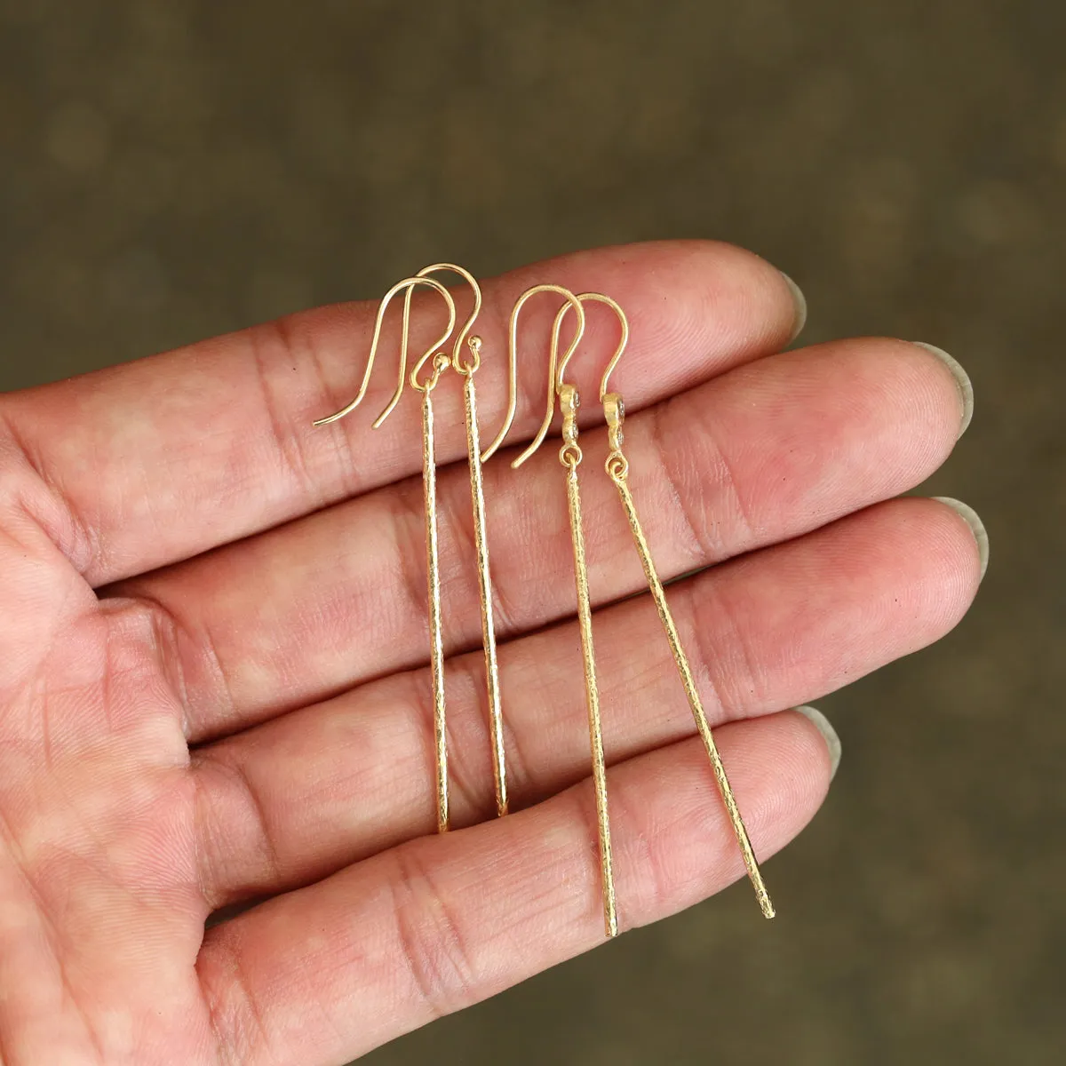 Textured Rain earrings