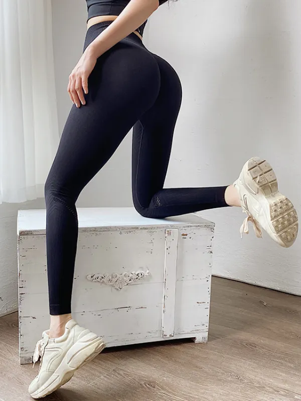 ZASUWA Female High Waist Quick Drying Yoga Leggings